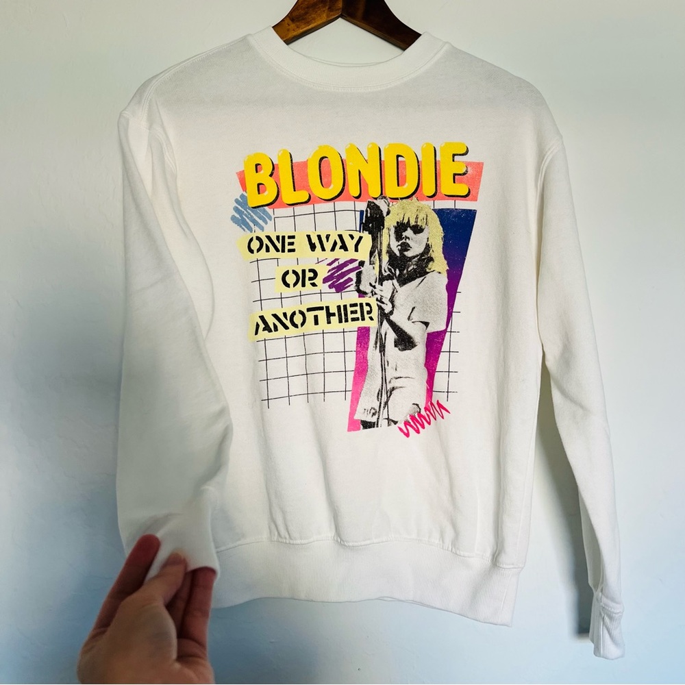 Blondie White Fleece Lined Sweater